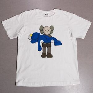 Kaws x Uniqlo Gone Companion Cartoon Doll Tee White TShirt Men's XL Streetwear